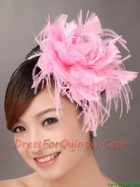 Colorful Tulle Beaded Wedding Fascinators