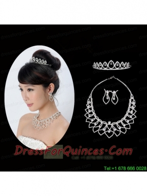 Gorgeous Alloy With Rhinestone Ladies' Jewelry Sets