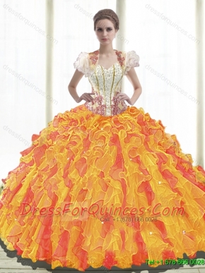 Romantic Ball Gown Sweetheart Best Quinceanera Dresses with Ruffles