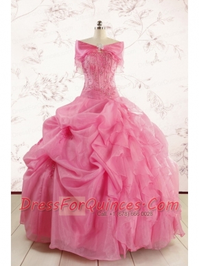 Ball Gown Discount Quinceanera Dresses with Beading