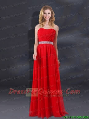 Sequin Decorate Waist Ruching Empire Junior Dresses