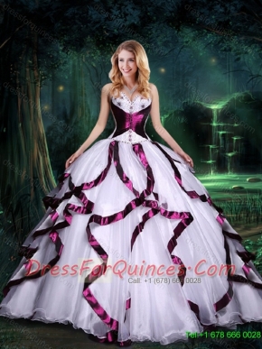 2015 Fall Top Seller Wine Red and White Quinceanera Dresses with Beading