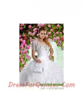 Brand New White Special Occasion Quinceanera Jacket with Beading