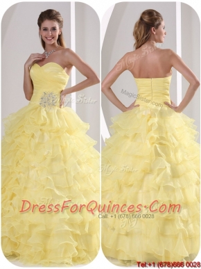 Beautiful Ball Gown Quinceaners Dresses with Appliques