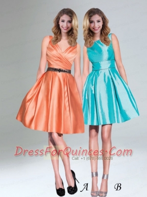 2015 New Style Short Dama Dresses for Wedding