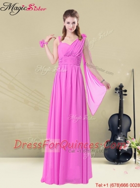 2016 Inexpensive Empire Straps Dama Dresses for Spring