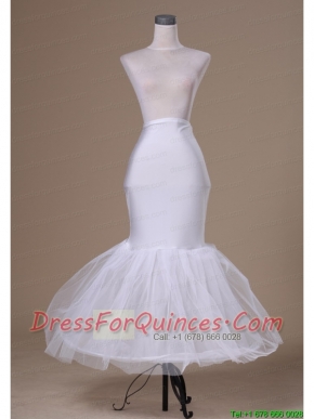 Popular Tulle and Elastic Woven Satin Mermaid Petticoat