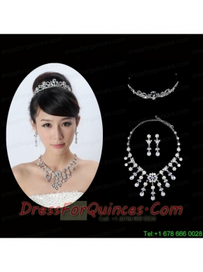 Beautiful Alloy With Rhinestone Ladies' Jewelry Sets