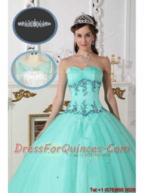 Elegant Green Sweetheart Quinceanera Gowns with Beading