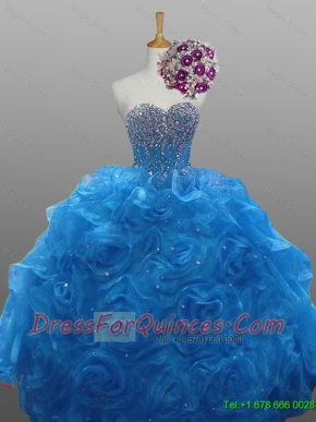 Wonderful Beaded Quinceanera Gowns in Organza for 2015 Fall