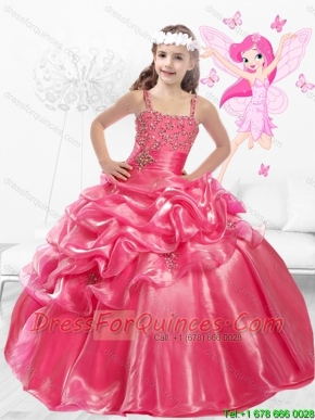 Discount Straps Beaded Mini  Quinceanera Dresses with Side Zipper