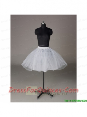 Most Popular Organza Ball Gown Mini-Length Petticoat in White