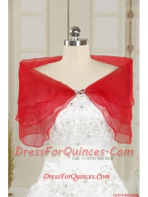 2015 New Style Beading Shawls in Red