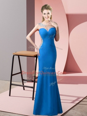 Fabulous Sleeveless Zipper Floor Length Beading Casual Dresses