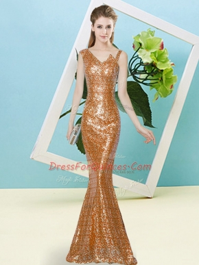 Rust Red Prom and Party with Sequins Asymmetric Sleeveless Zipper