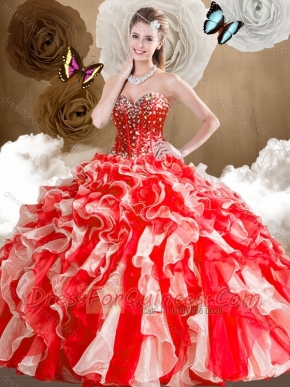 Low Price Sweetheart Multi Color Quinceanera Dresses with Ruffles