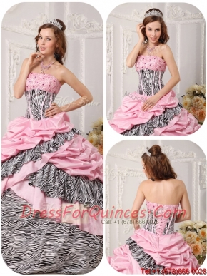 Pretty Ball Gown Multi Color Quinceanera Gowns with Beading