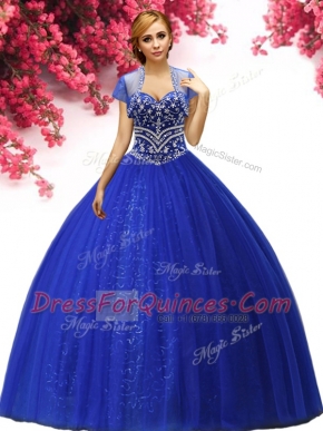 Sumptuous Sleeveless Beading Lace Up Quinceanera Gowns