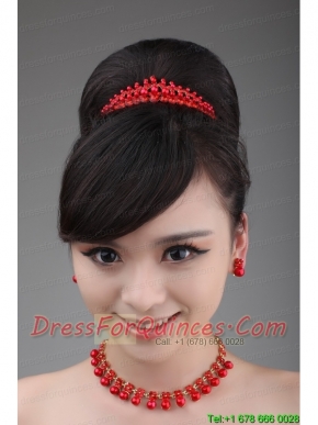 Gorgeous Alloy With Imitation Pearl Ladies' Jewelry Sets