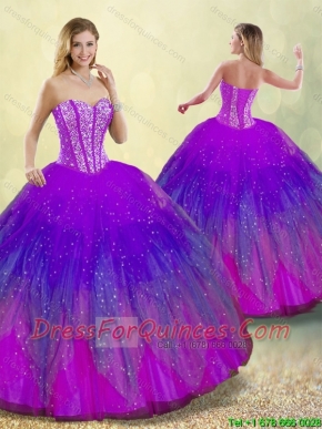 New Style Ball Gown Sweet 16 Dresses in Multi Color for 2016