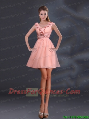 2015 Pretty Appliques and Ruffles A Line Junior Dresses
