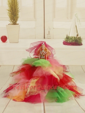 Beautiful Princess Party Clothes Colorful Barbie Doll