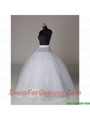 Fashionable Organza Ball Gown Floor-length Petticoat in White