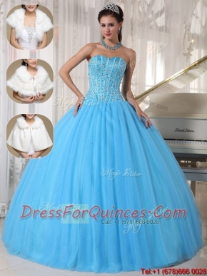 Wholesale Beading Ball Gown Floor Length Quinceanera Dresses