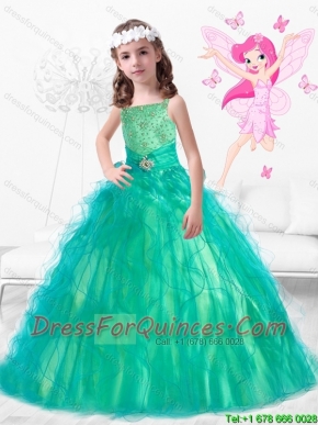 Wonderful Square Mini  Quinceanera Dresses with Beading and Ruffles