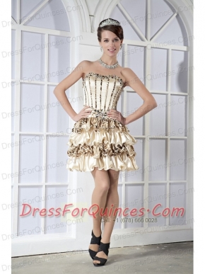 Prom Dress Light Yellow Column Sweetheart Mini-length Taffeta Beading