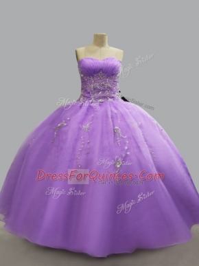 Colorful Organza Sleeveless Floor Length Quinceanera Gown and Beading