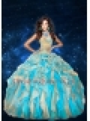 Sweetheart Beading and Ruffles Quinceanera Dresses in Multi-color
