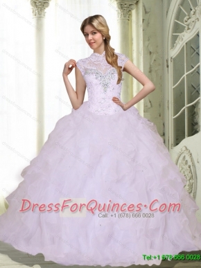 New Styles Sweetheart 2015 Quinceanera Dresses with Beading and Ruffles