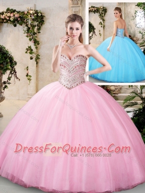 2016 Modern Beading Quinceanera Gowns with Sweetheart