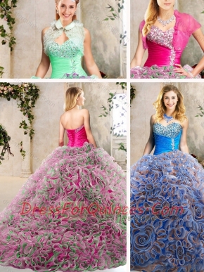 Best Sweetheart Quinceanera Dresses with Beading and Ruffles