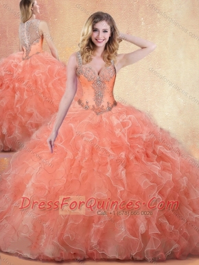 Best Straps Ball Gown Quinceanera Dresses with Ruffles and Appliques