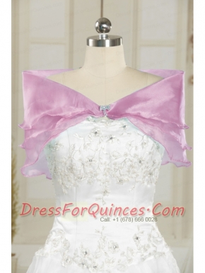 Popular Beading Pink Summer Shawls for Wedding