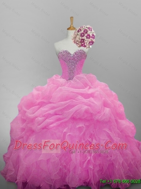 Luxurious Sweetheart Beaded Quinceanera Dresses for 2015