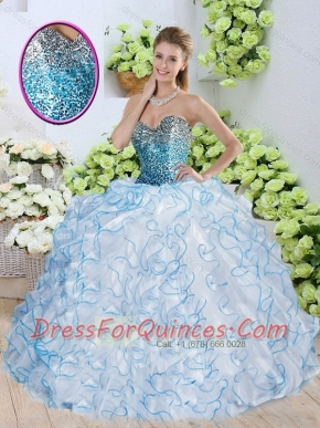 2016 Best Sweetheart Quinceanera Dresses with Sequins and Ruffles