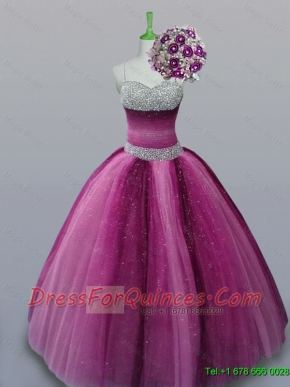 Perfect Spaghetti Straps Quinceanera Dresses with Beading for 2015