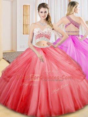 Sleeveless Beading and Ruching and Pick Ups Criss Cross Vestidos de Quinceanera