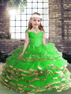 Glorious High Low Ball Gowns Sleeveless Pageant Dress Wholesale Lace Up