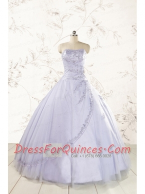 Brand New Lavender Quinceanera Dresses with Appliques and Ruffles