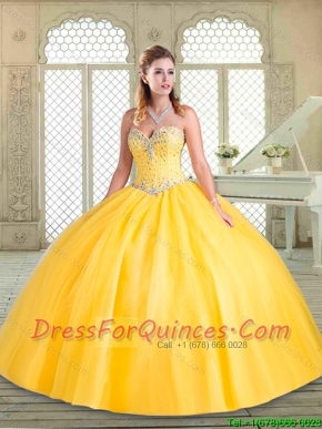 Beautiful Sweetheart Beading Quinceanera Dresses for Spring