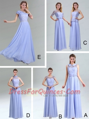 2015 Modest Belt Empire Dama Dress in Lavender