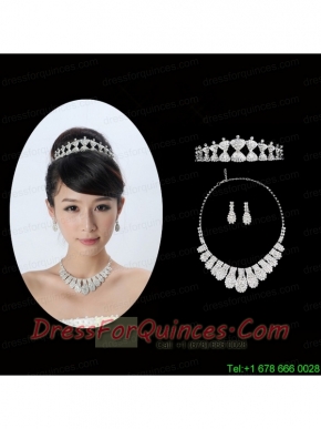 Charming Alloy With Rhinestone Jewelry Sets