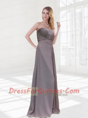 2015 Classical Sweetheart Dama Dress with Ruching