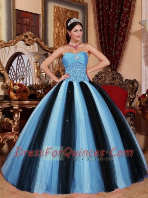 Quinceanera Dress In Multi-colored Ball Gown With Sweetheart Tulle Beading In 2013