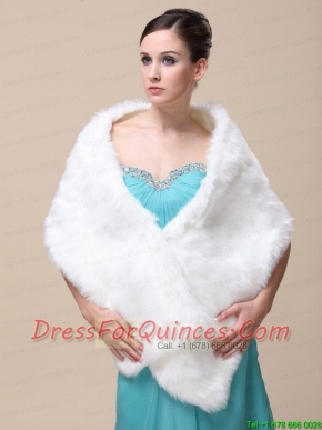 Faux Fur Special Occasion / Wedding Shawl On Sale