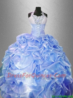 Discount Lavender Quinceanera Gowns with Hand Made Flowers